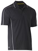 BK1425 Cool Mesh Polo With Reflective Piping (Mens)