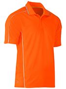 BK1425 Cool Mesh Polo With Reflective Piping (Mens)