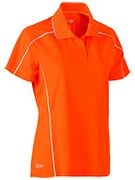 bkl1425 Cool Mesh Polo With Reflective Piping (Women)