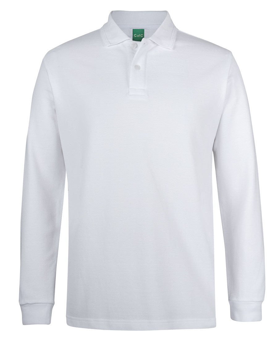 C of C 320g L/S Popcorn Cotton Polo