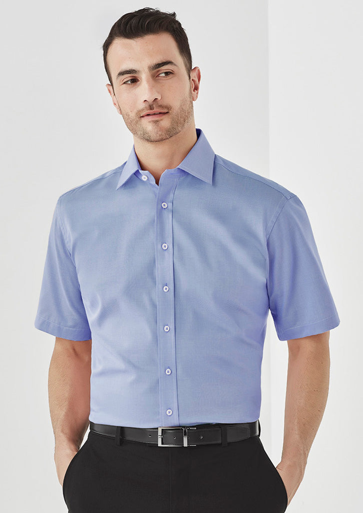 Hudson 100% Cotton Short Sleeve Shirt (Mens)