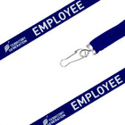 Poly Ribbed Lanyard With 1 Side/1 Colour Print