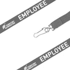 Poly Ribbed Lanyard With 1 Side/1 Colour Print