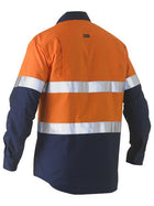 Recycle Taped Two Tone Hi Vis L/S Drill Shirt