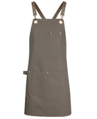 Brass Eyelet Canvas Apron with PU Strap (65x75)