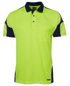 JB WEAR Hi Vis S/S Arm Panel Polo