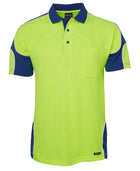 JB WEAR Hi Vis S/S Arm Panel Polo