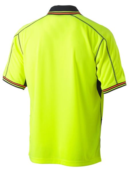 Hi Vis Polyester Mesh Polo (Mens)