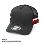 A-Frame Striped Trucker Cap (Snapback)