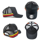 A-Frame Striped Trucker Cap (Snapback)