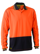 bk6219 Hi Vis Polyester Mesh L/S Polo (Mens)