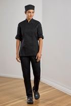 100% Cotton Gusto Long Sleeve Chef Jacket (Womens)