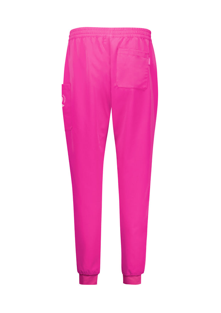 Womens Pink Breast Cancer Foundation Jogger Scrub Pant