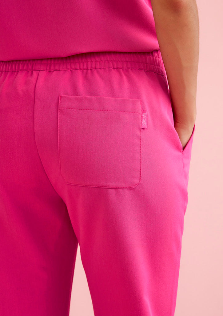 Womens Pink Breast Cancer Foundation Jogger Scrub Pant