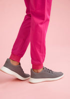 Womens Pink Breast Cancer Foundation Jogger Scrub Pant