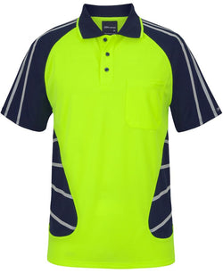 JB's Street Spider Polo with Reflective Transfer rint Stripes