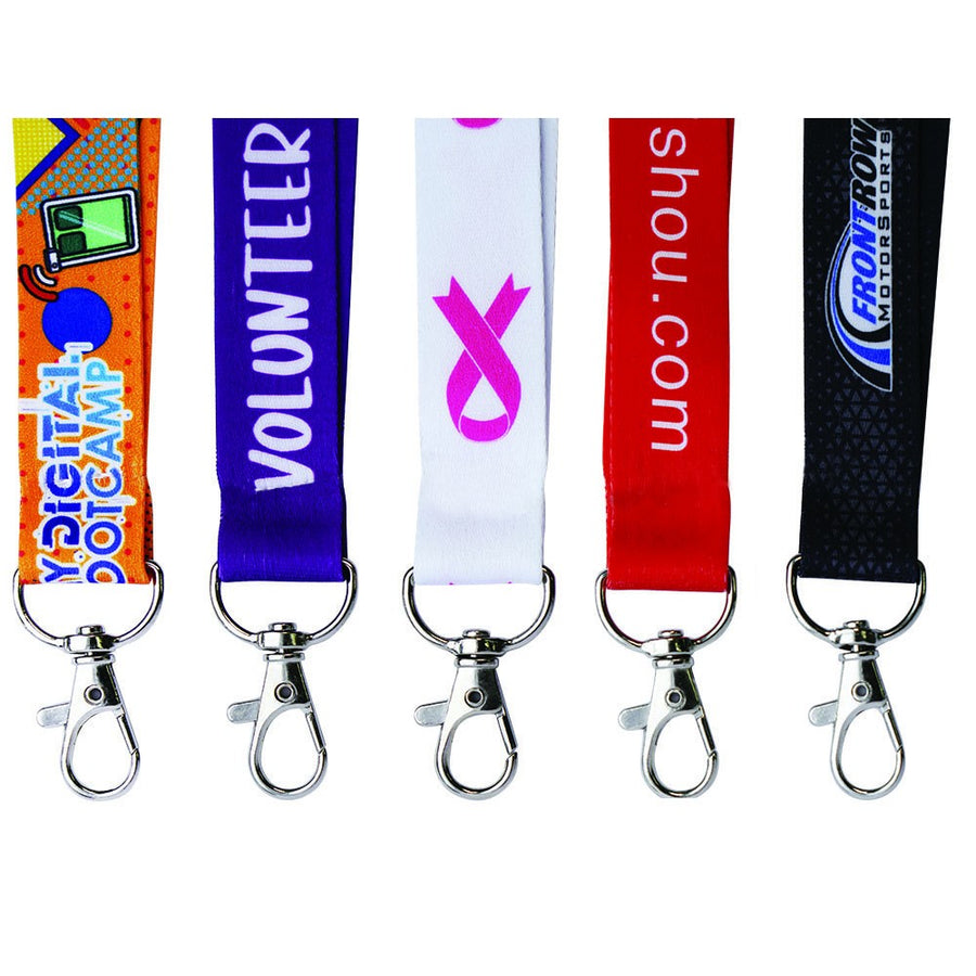 Polyester Lanyard With Full Colour Sublimation Print