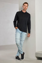 Action Eco Long Sleeve Polo (Mens)