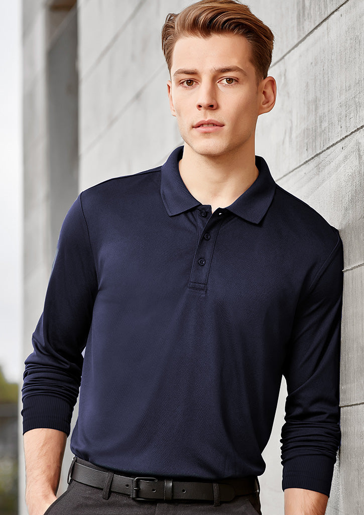 p206ml Action Long Sleeve Eco Polo (Mens)