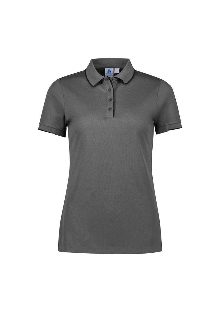 biz collection Focus Short Sleeve Polo (Womens)