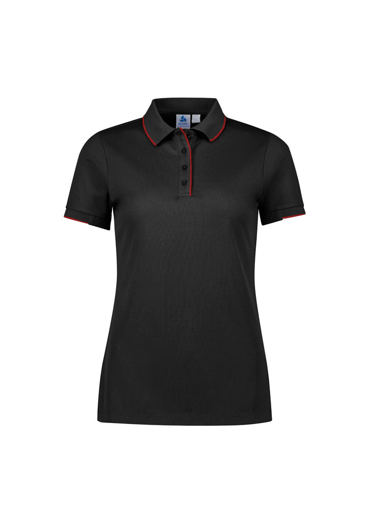 biz collection Focus Short Sleeve Polo (Womens)