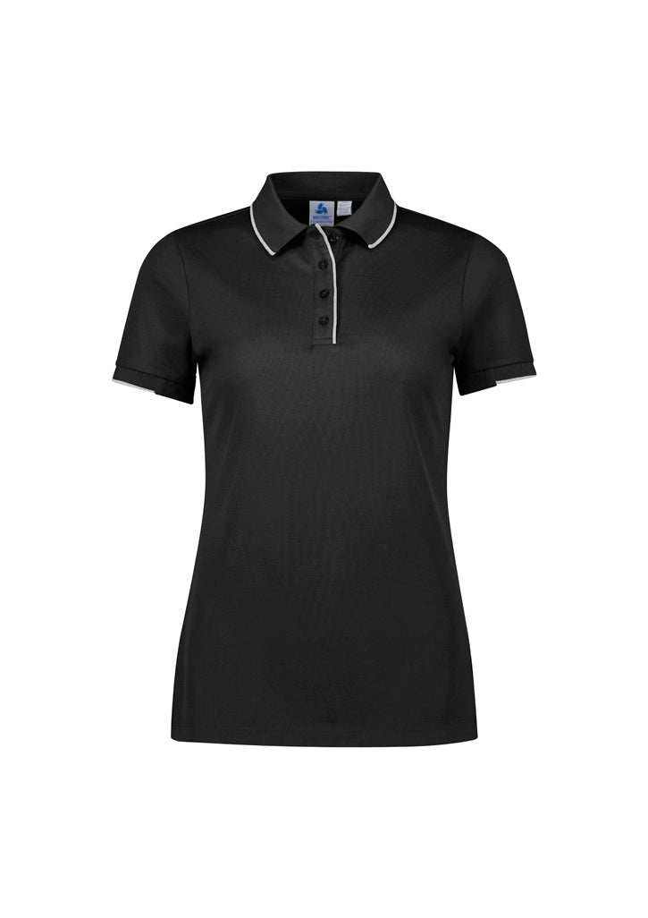 biz collection Focus Short Sleeve Polo (Womens)
