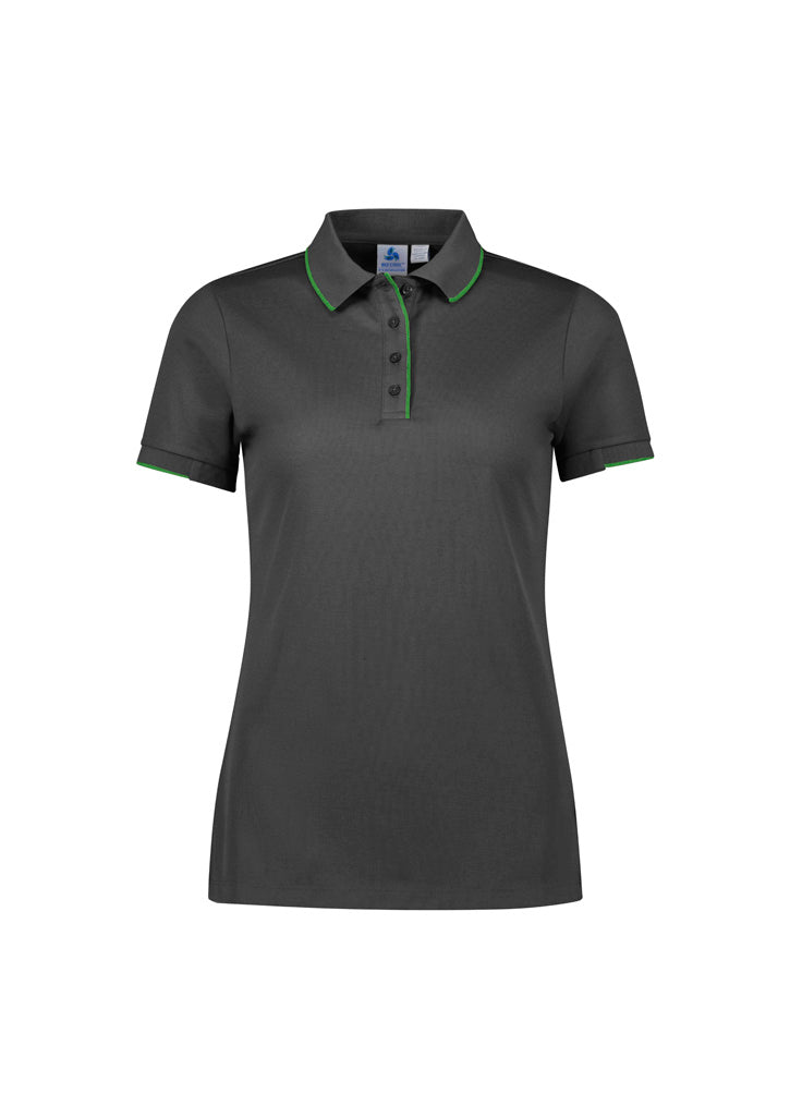 biz collection Focus Short Sleeve Polo (Womens)