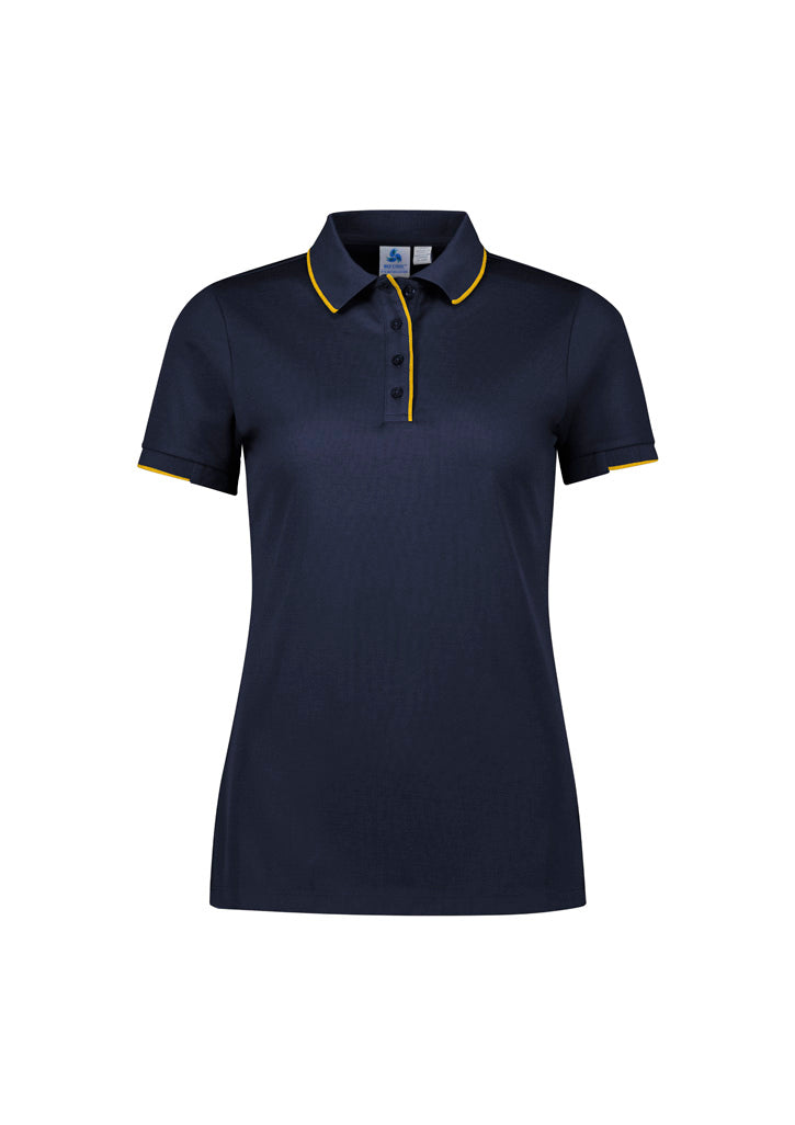 biz collection Focus Short Sleeve Polo (Womens)
