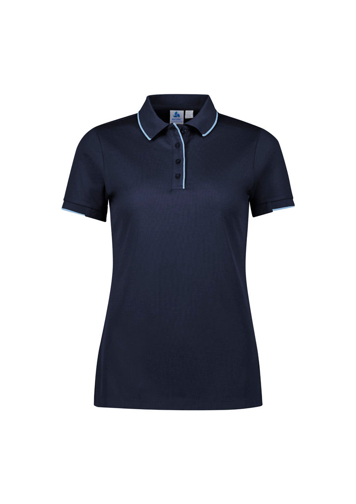 biz collection Focus Short Sleeve Polo (Womens)