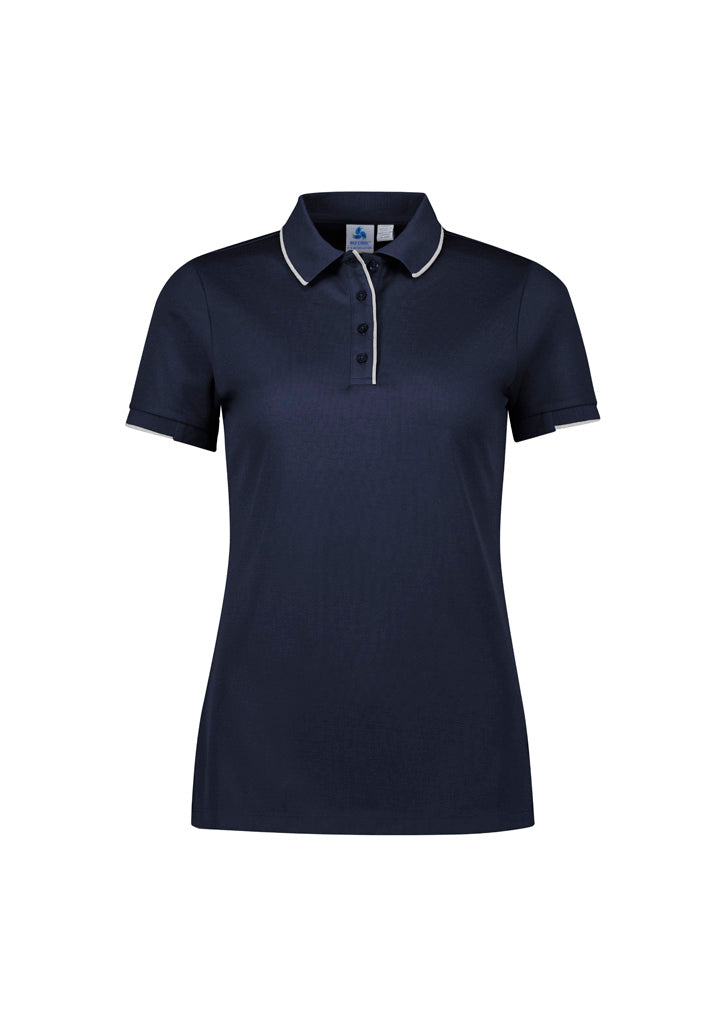 biz collection Focus Short Sleeve Polo (Womens)