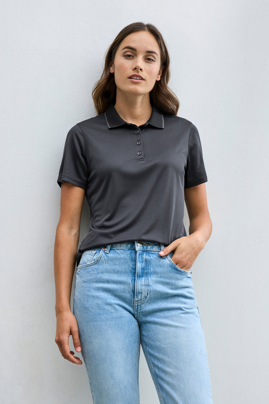 Echo Eco Short Sleeve Polo (Womens)