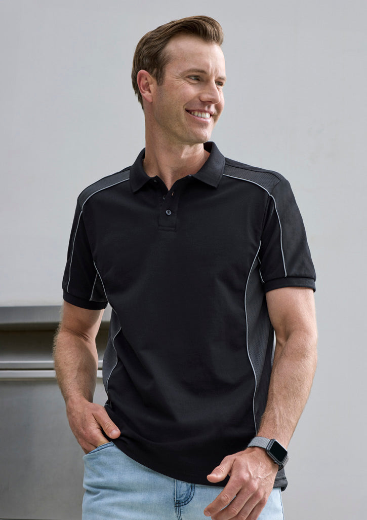 Unisex Grid Eco Short Sleeve Polo
