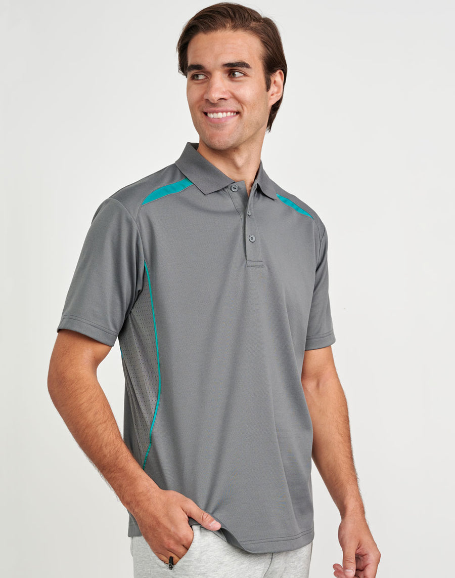 Sustainable Poly/Cotton Back Contrast Polo (Mens)