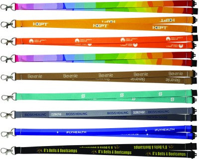 Polyester Lanyard With Full Colour Sublimation Print