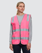 Unisex Hi-Vis Safety Vest with ID & Utility Pockets