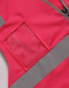 Unisex Hi-Vis Safety Vest with ID & Utility Pockets