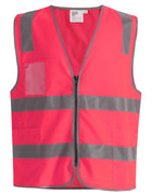 Unisex Hi-Vis Safety Vest with ID & Utility Pockets