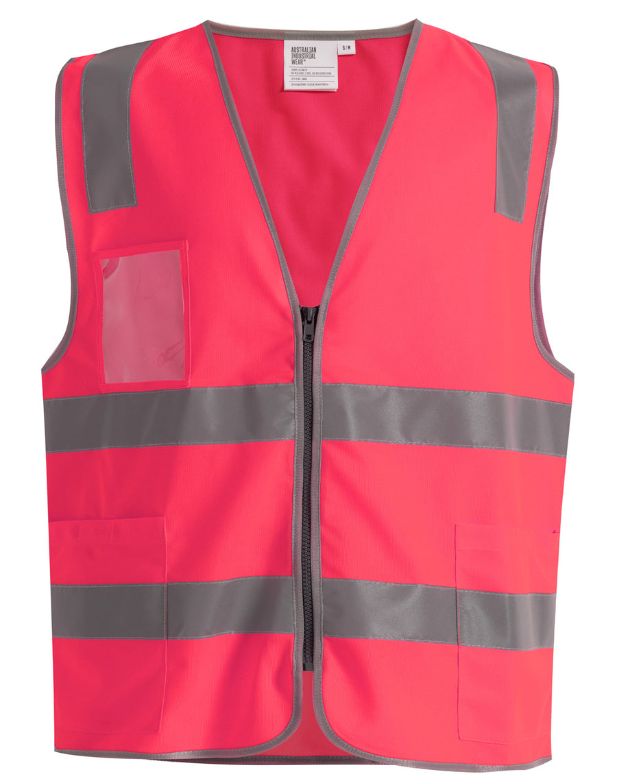 Unisex Hi-Vis Safety Vest with ID & Utility Pockets