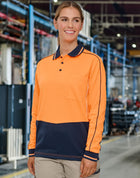 Hi-Vis Sustalnable Cool-Breeze Safety L/S Polo