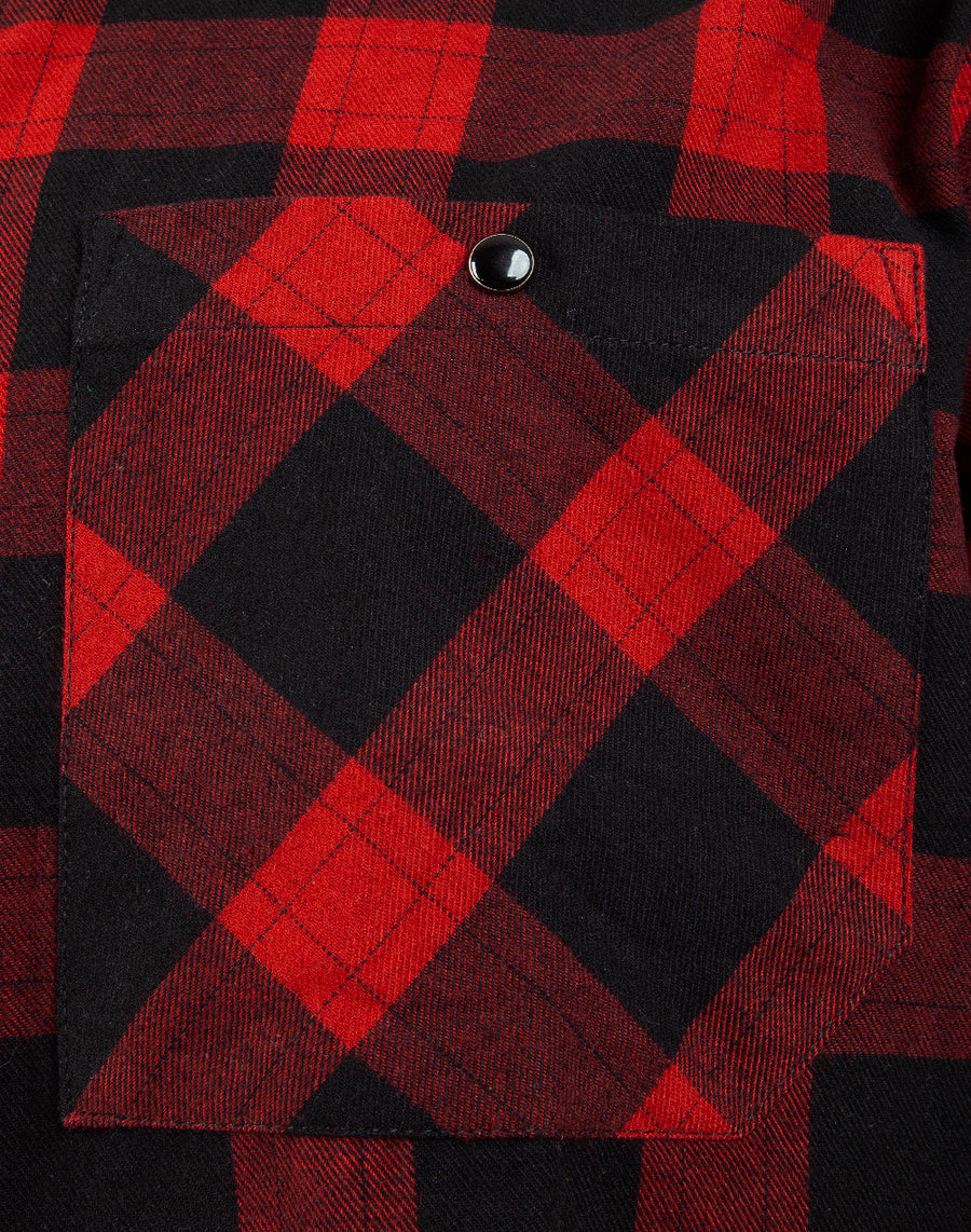 Unisex Classic Flannel Plaid L/S Shirt