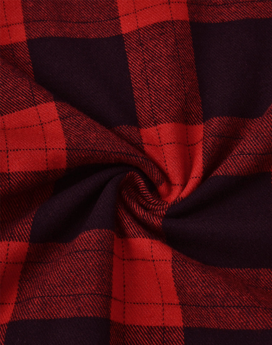 Unisex Classic Flannel Plaid L/S Shirt