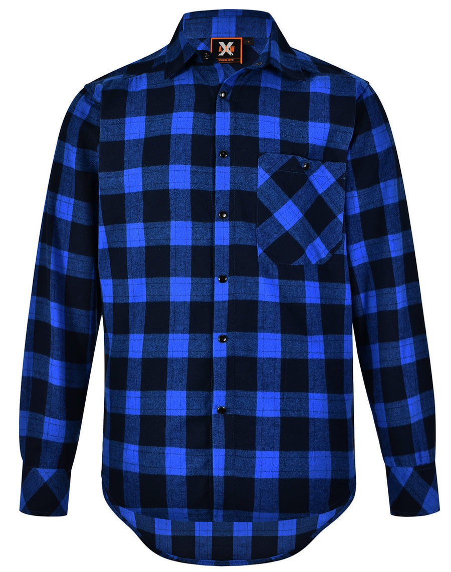 Unisex Classic Flannel Plaid L/S Shirt wt11