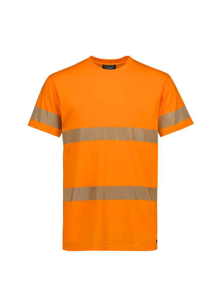Mens Hi Vis Segmented Tape 100% Cotton Tee Shirt