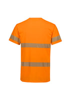 Mens Hi Vis Segmented Tape 100% Cotton Tee Shirt