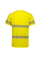 Mens Hi Vis Segmented Tape 100% Cotton Tee Shirt