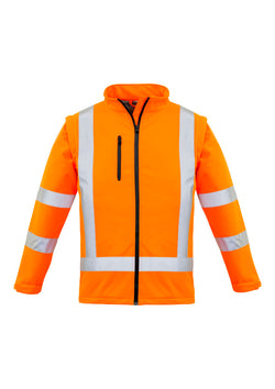 Hi Vis NSW Rail X Back 2 In 1 Softshell Jacket (Womens)