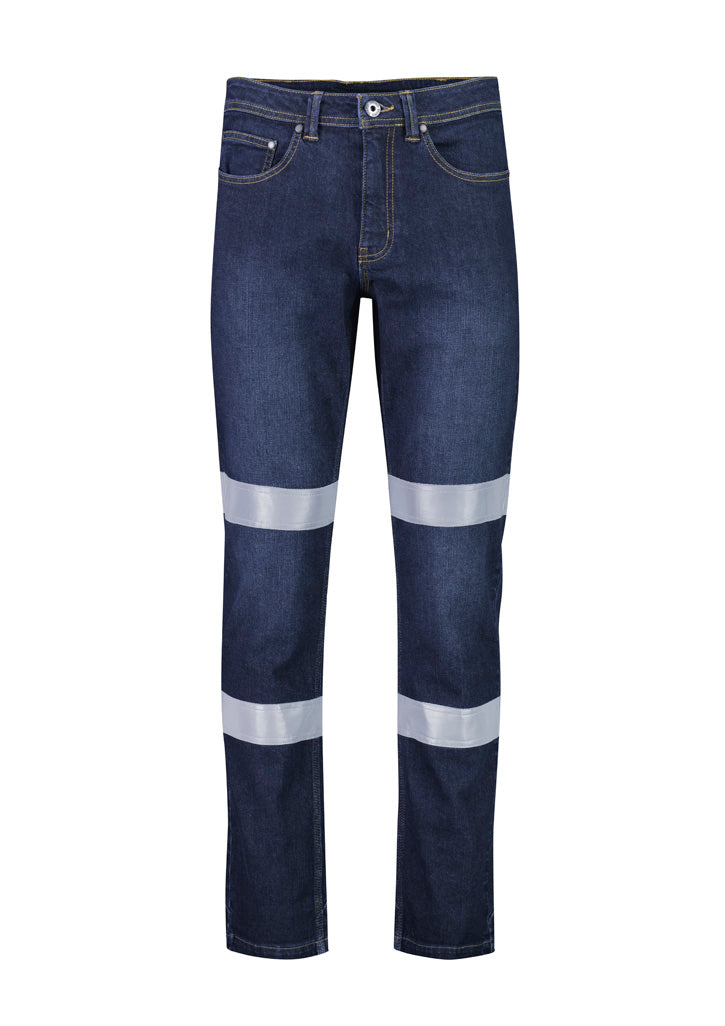SYZMIK, Mens Bio Motion Taped Stretch Jean