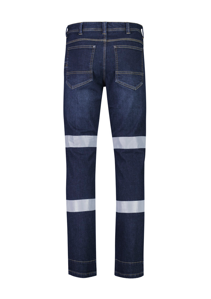 SYZMIK, Mens Bio Motion Taped Stretch Jean