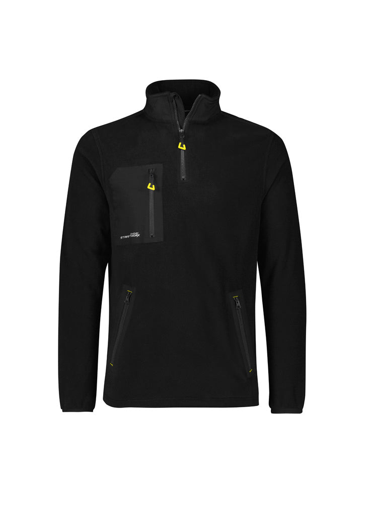 syzmik unisex Streetworx Lightweight 1/4 Zip Polar Fleece