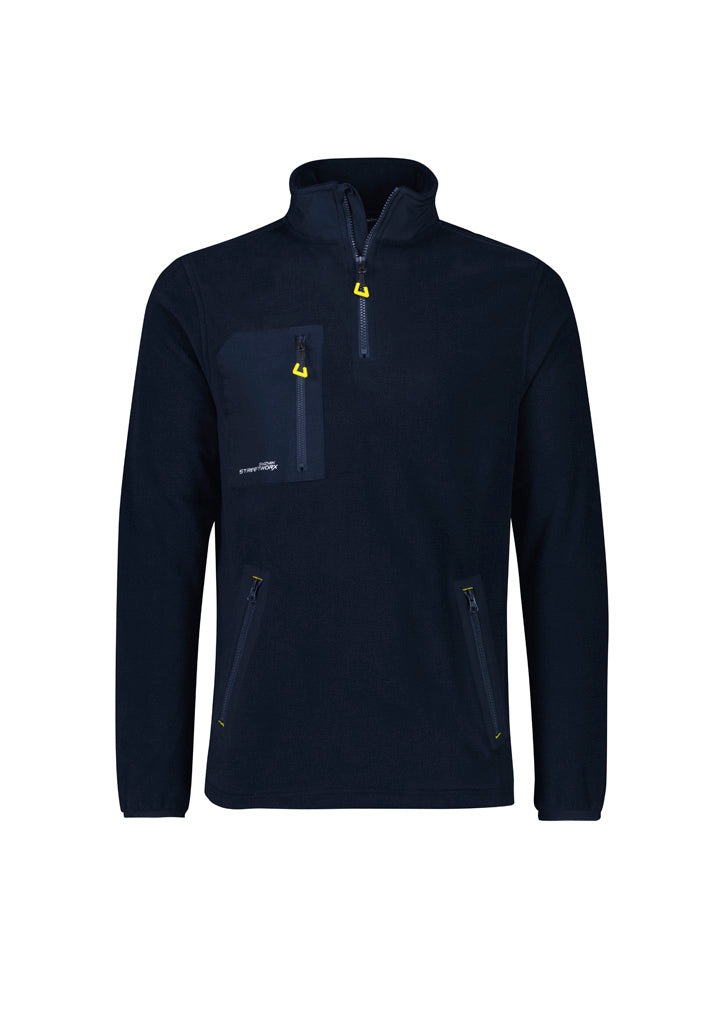 syzmik unisex Streetworx Lightweight 1/4 Zip Polar Fleece